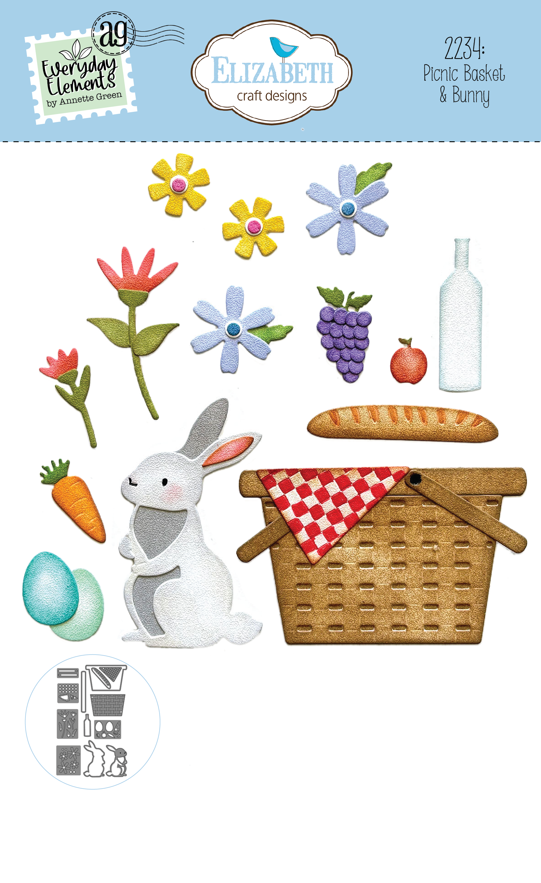 Picnic Basket & Bunny