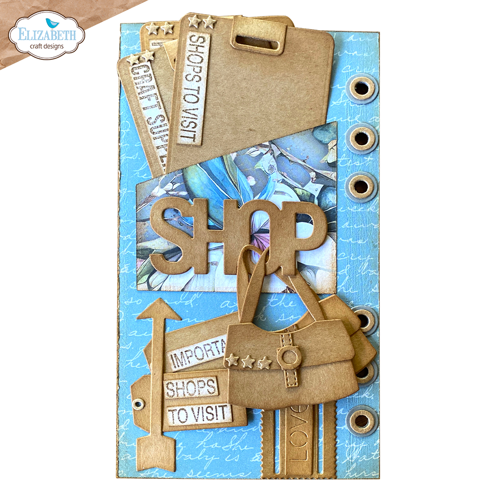 Slanting Library pocket with bag