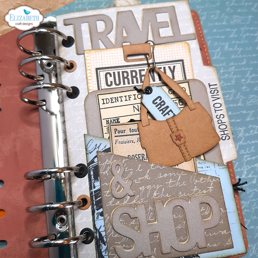 Slanting Library pocket with bag