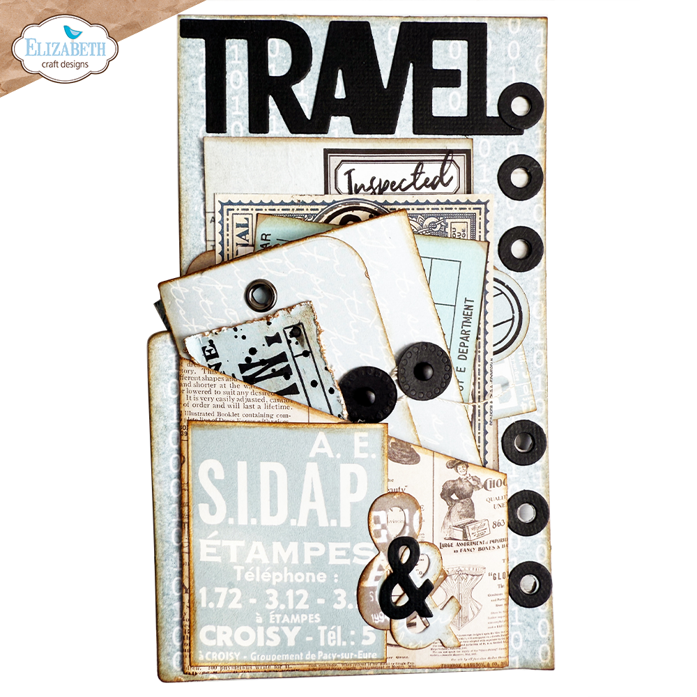 Slanting Library pocket with bag