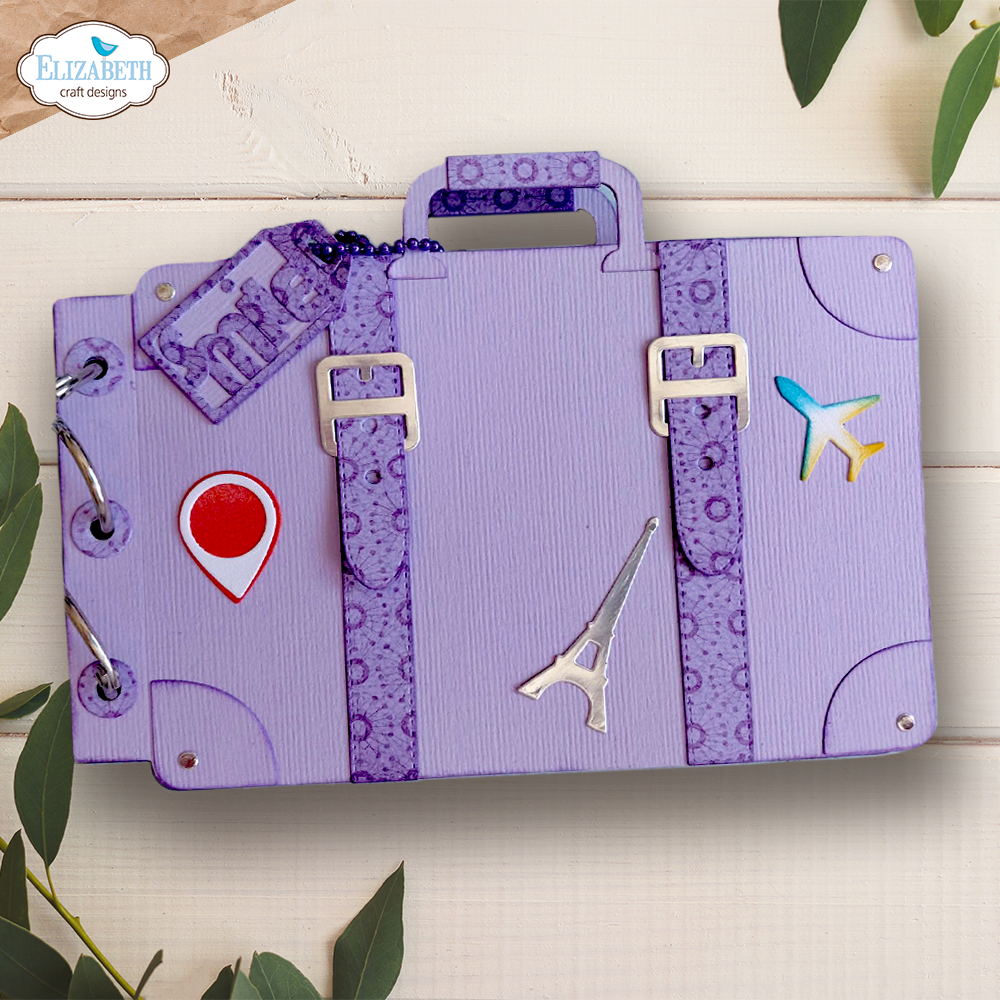 Elizabeth Craft Designs Camera and Suitcase Build a Book Die for scrapbooking - view 8