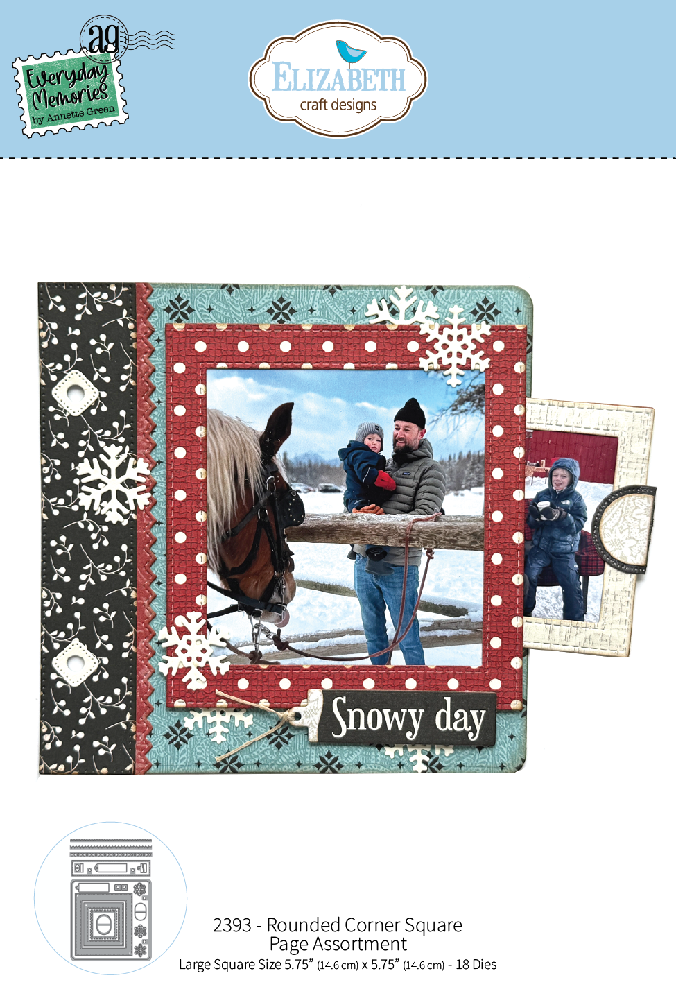 Rounded Corner Square Page Assortment