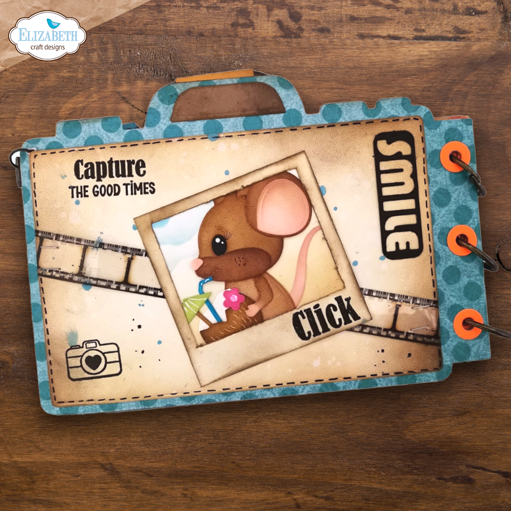 Elizabeth Craft Designs Destination Fun Sentiments Stamps for scrapbooking - view 10