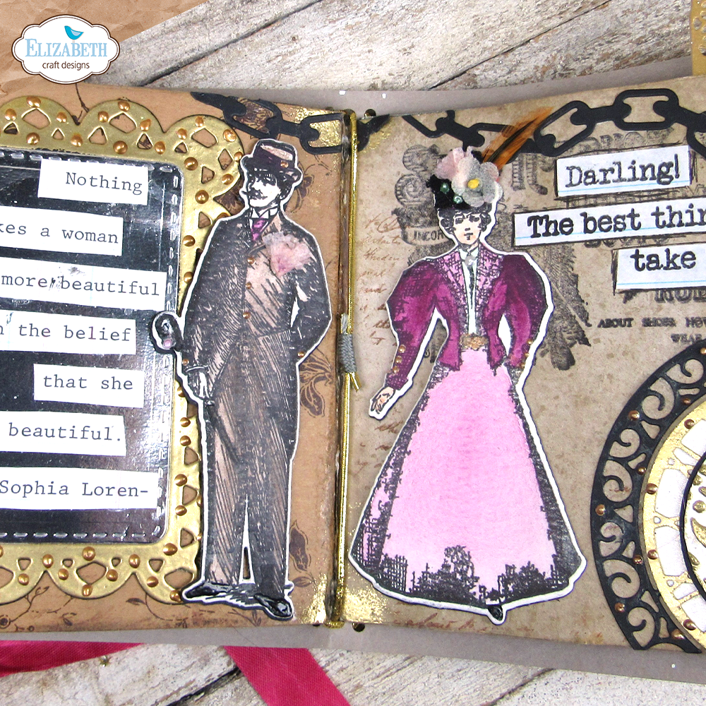 Mr. and Mrs. Stamp and Die Set