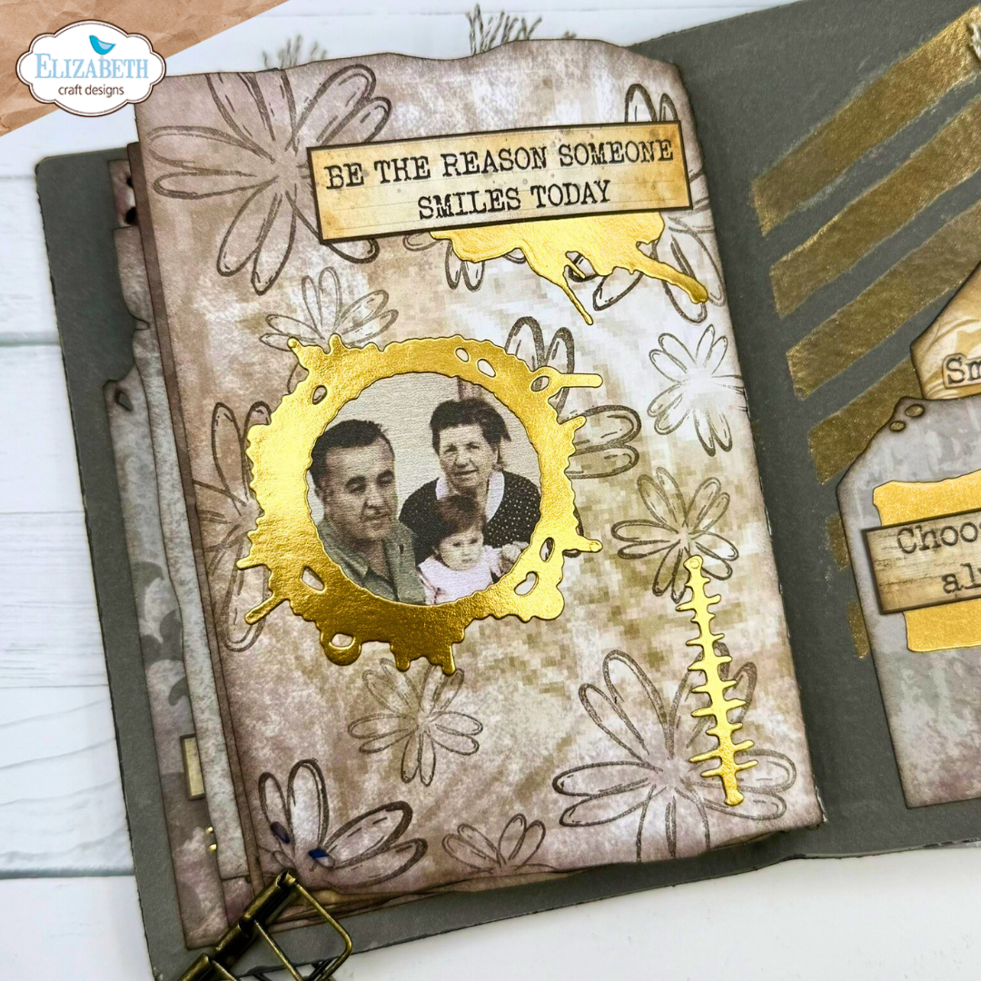 Flower Scribbles Stamp and Die Set