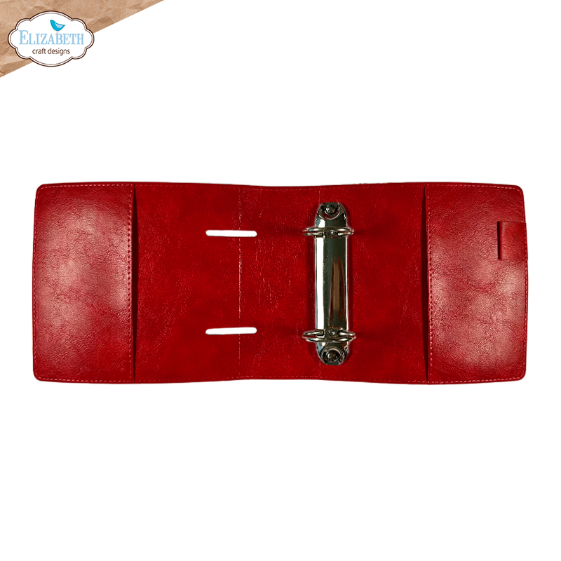 Memory Binder Square Page - Festive Red Embossed
