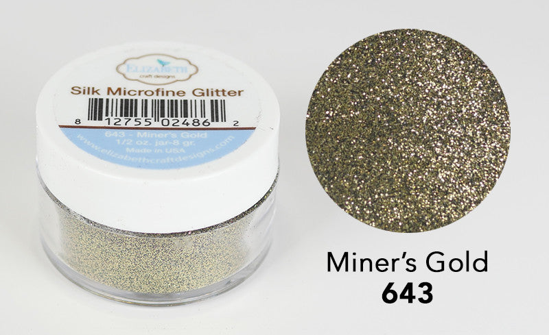 Miner’s Gold - Silk Microfine Glitter - Silk Microfine Glitter - ElizabethCraftDesigns.com