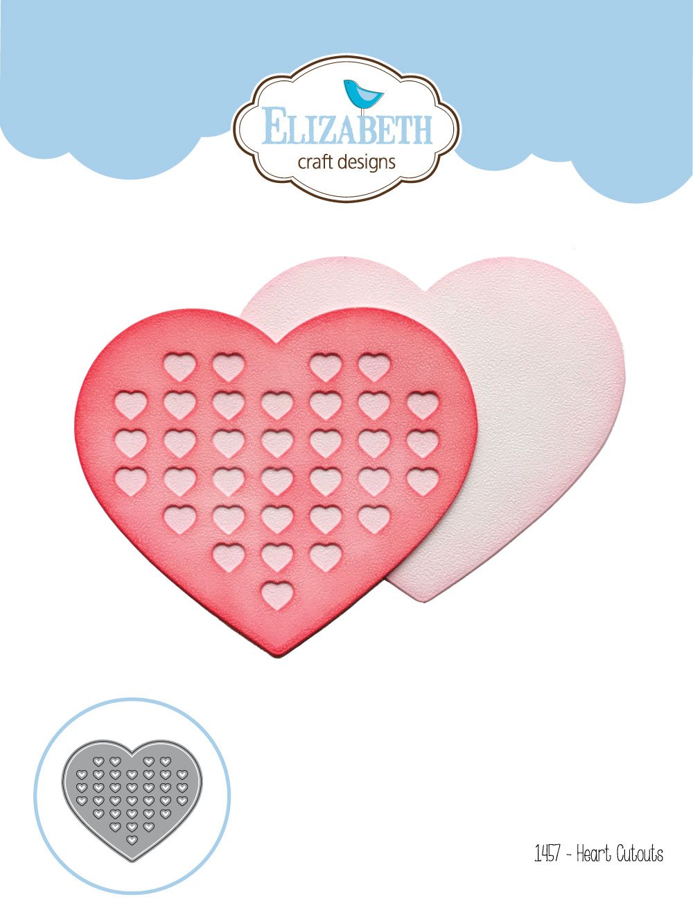 Elizabeth Craft Metal Die - Heart Cutouts