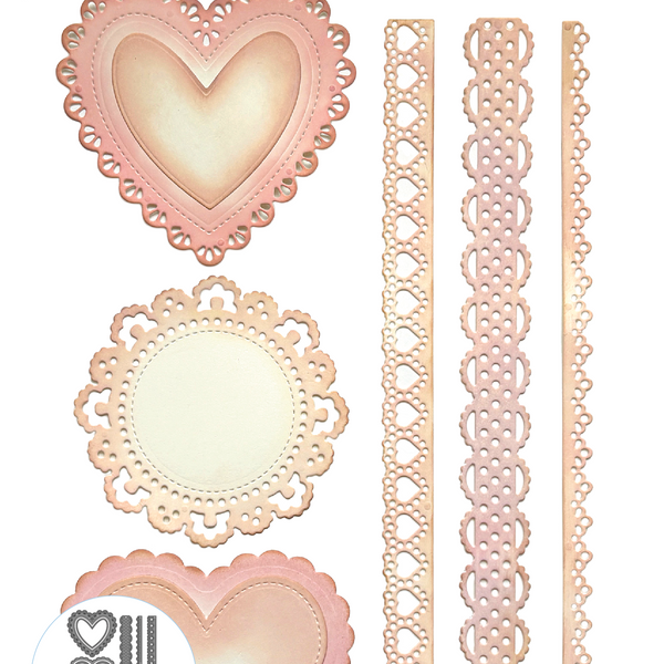Lace, Heart & Doily
