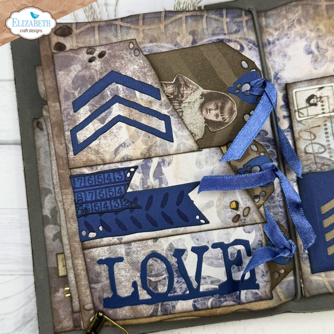 Tri-fold slider pocket