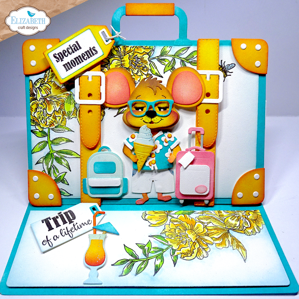 Elizabeth Craft Designs Camera and Suitcase Build a Book Die for scrapbooking - view 4