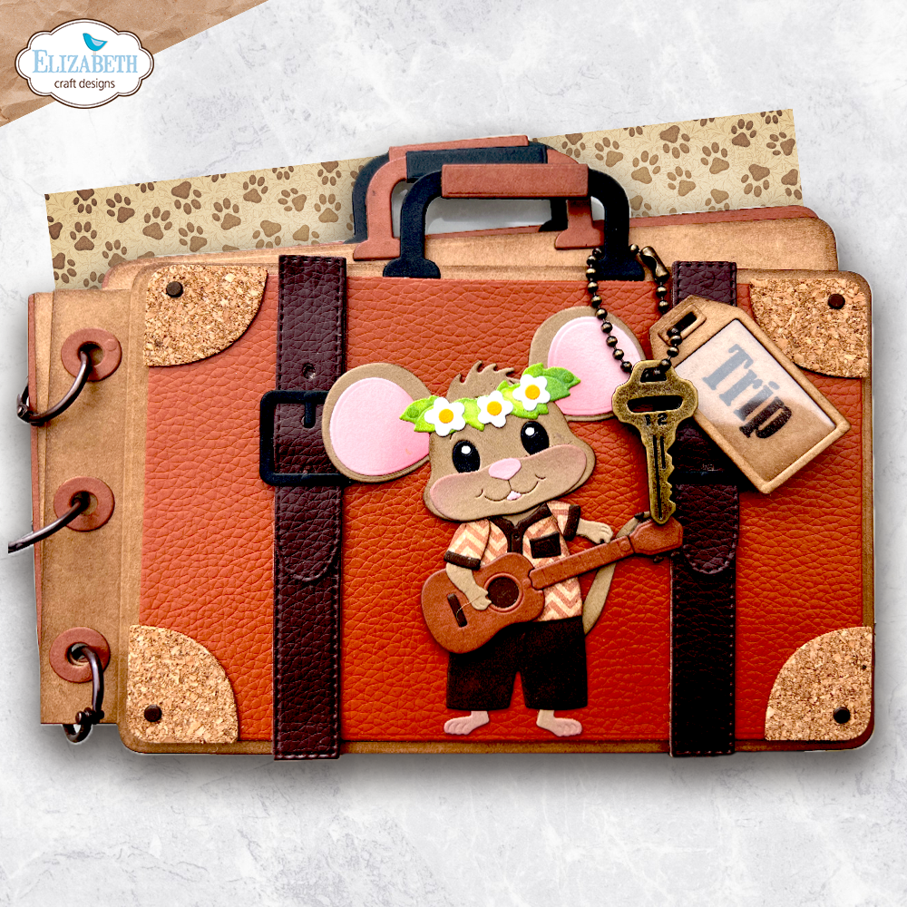 Elizabeth Craft Designs Camera and Suitcase Build a Book Die for scrapbooking - view 7