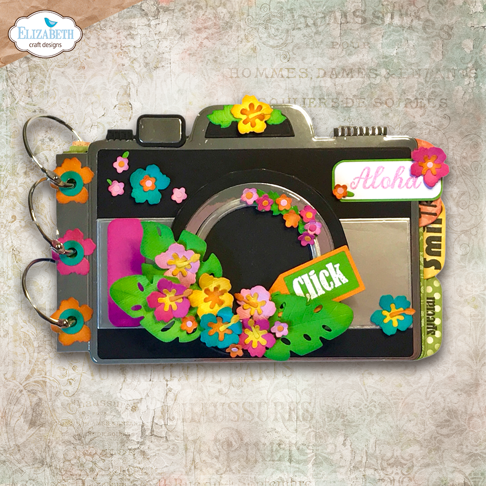 Elizabeth Craft Designs Camera and Suitcase Build a Book Die for scrapbooking - view 10