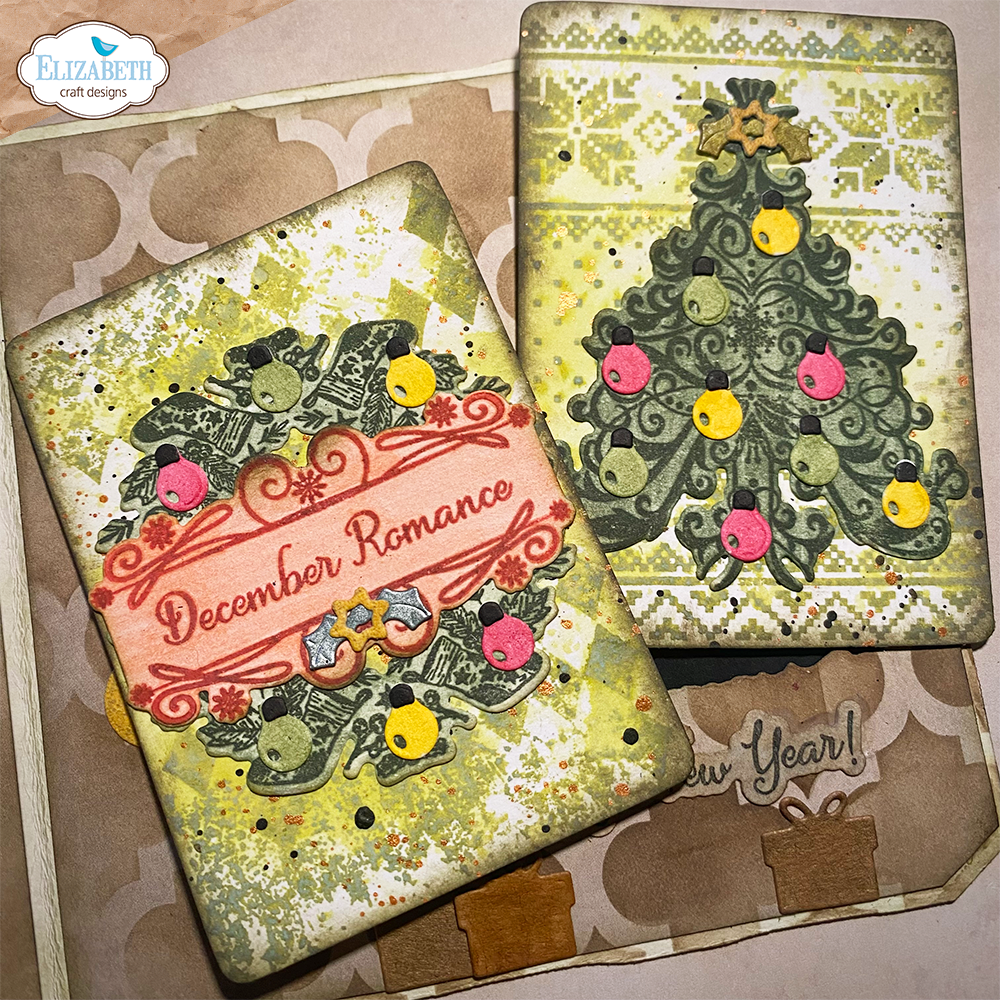 December Romance Stamp and Die Set