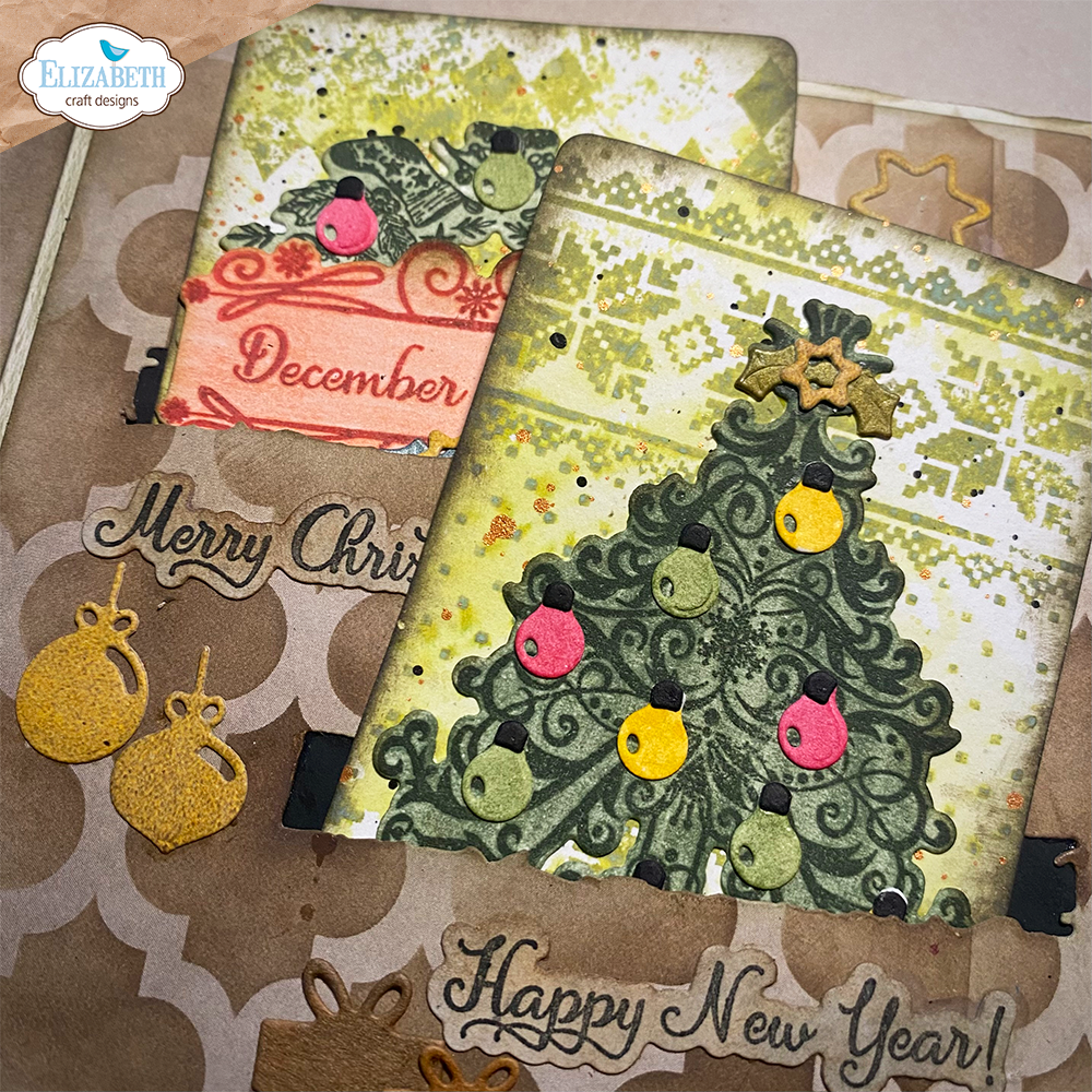 December Romance Stamp and Die Set