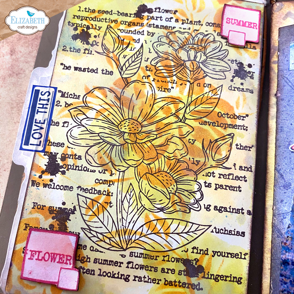 Summer flower Stamp and Die Set