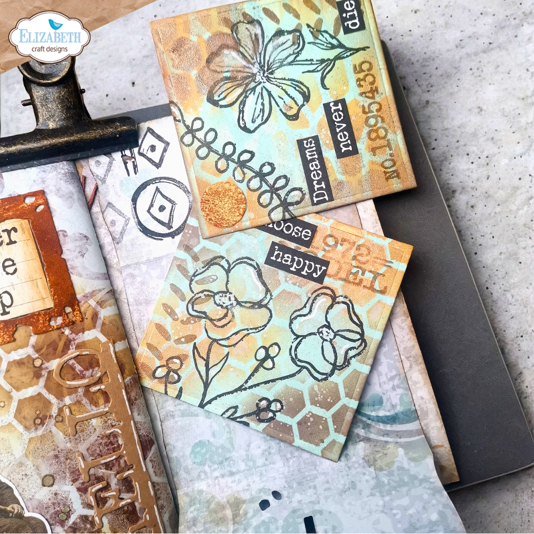 Flower Scribbles Stamp and Die Set