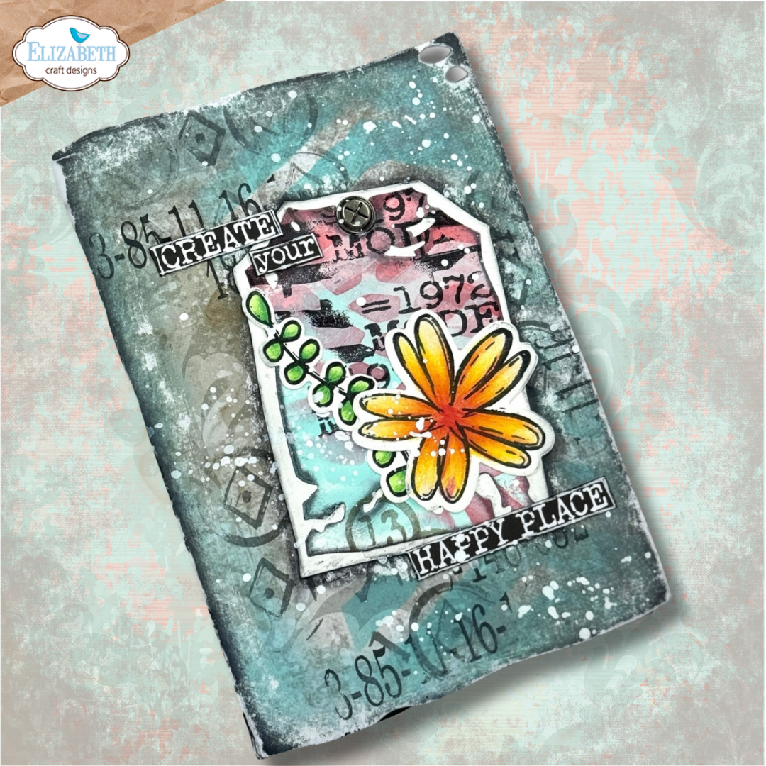 Flower Scribbles Stamp and Die Set