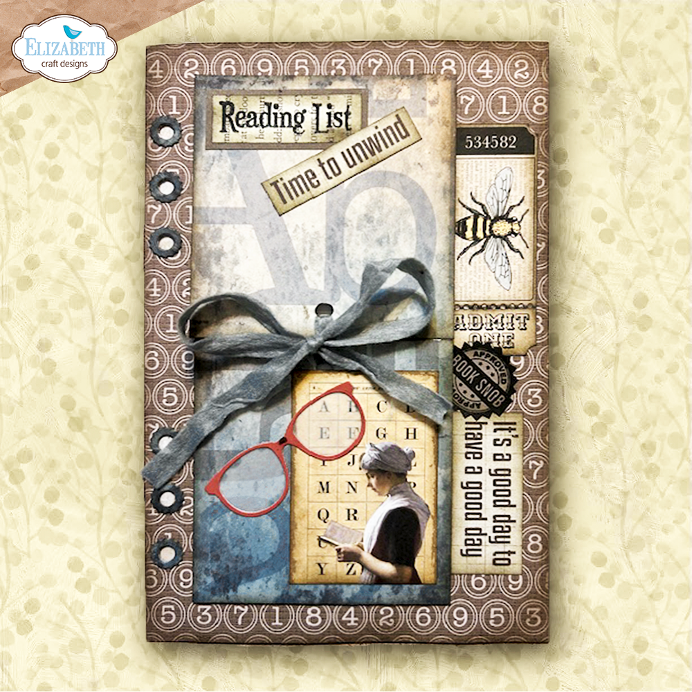 Book Lover Stamp and Die Set