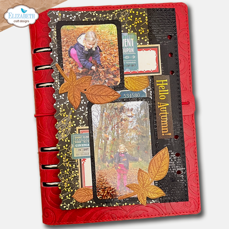 Seasonal Words & Leaves Stamp and Die Set