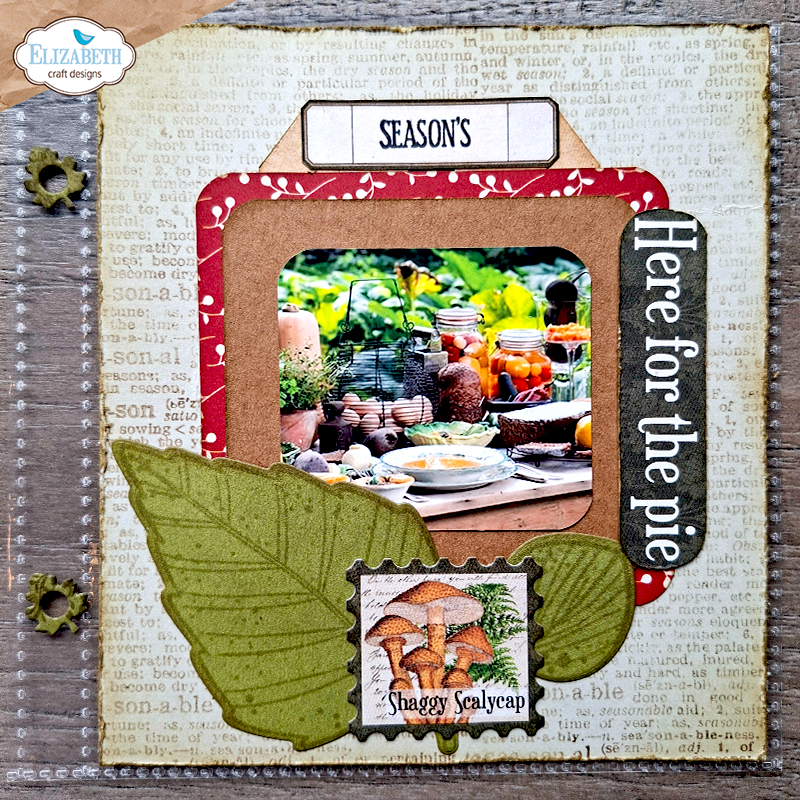 Seasonal Words & Leaves Stamp and Die Set