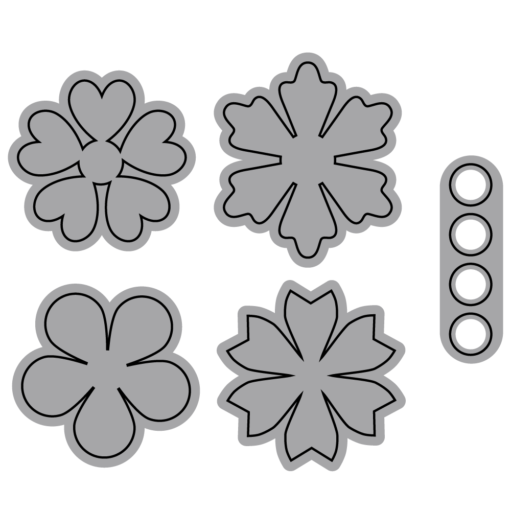 Die set - Small Flower Set