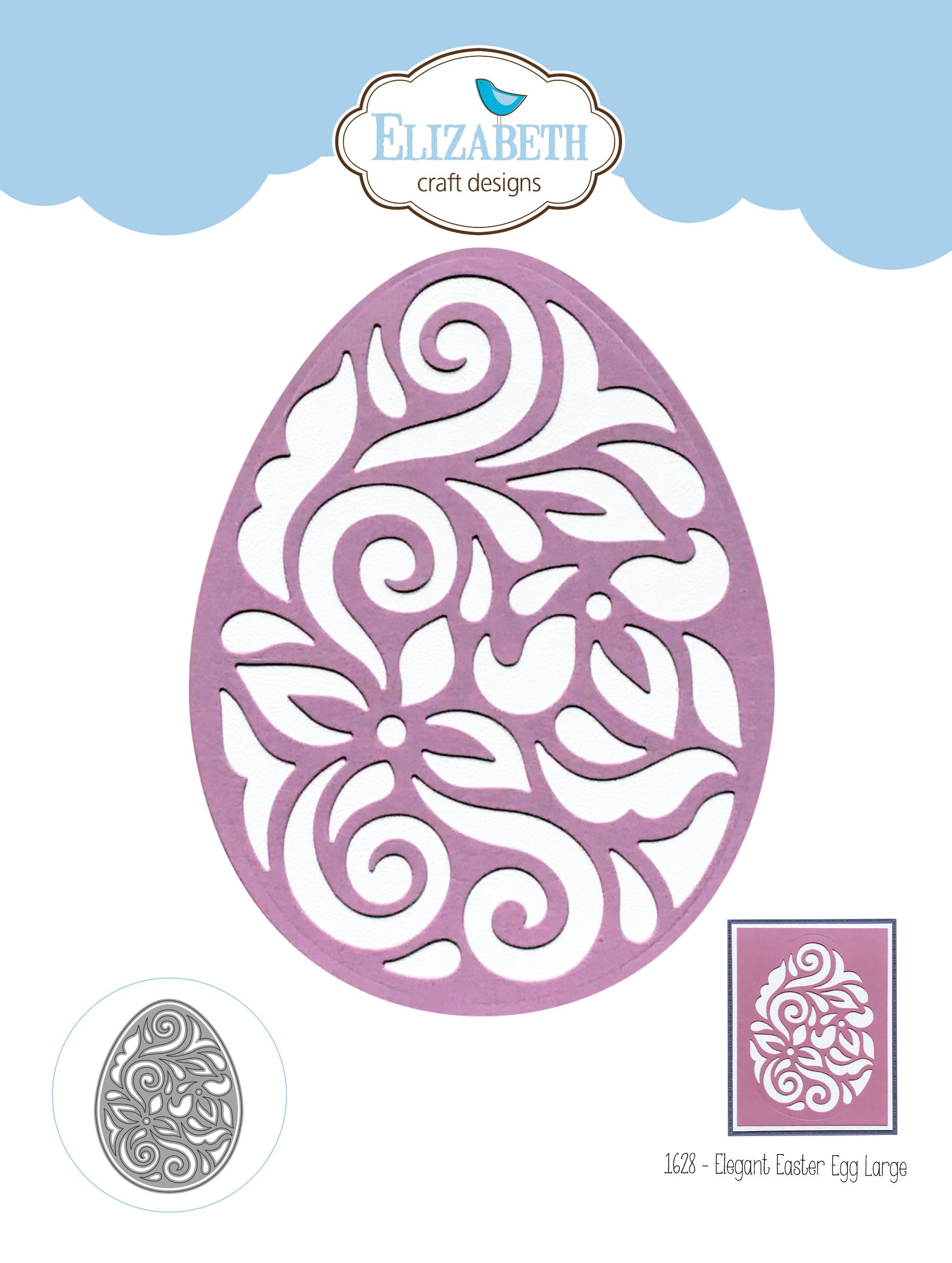 Elegant Easter Egg Large