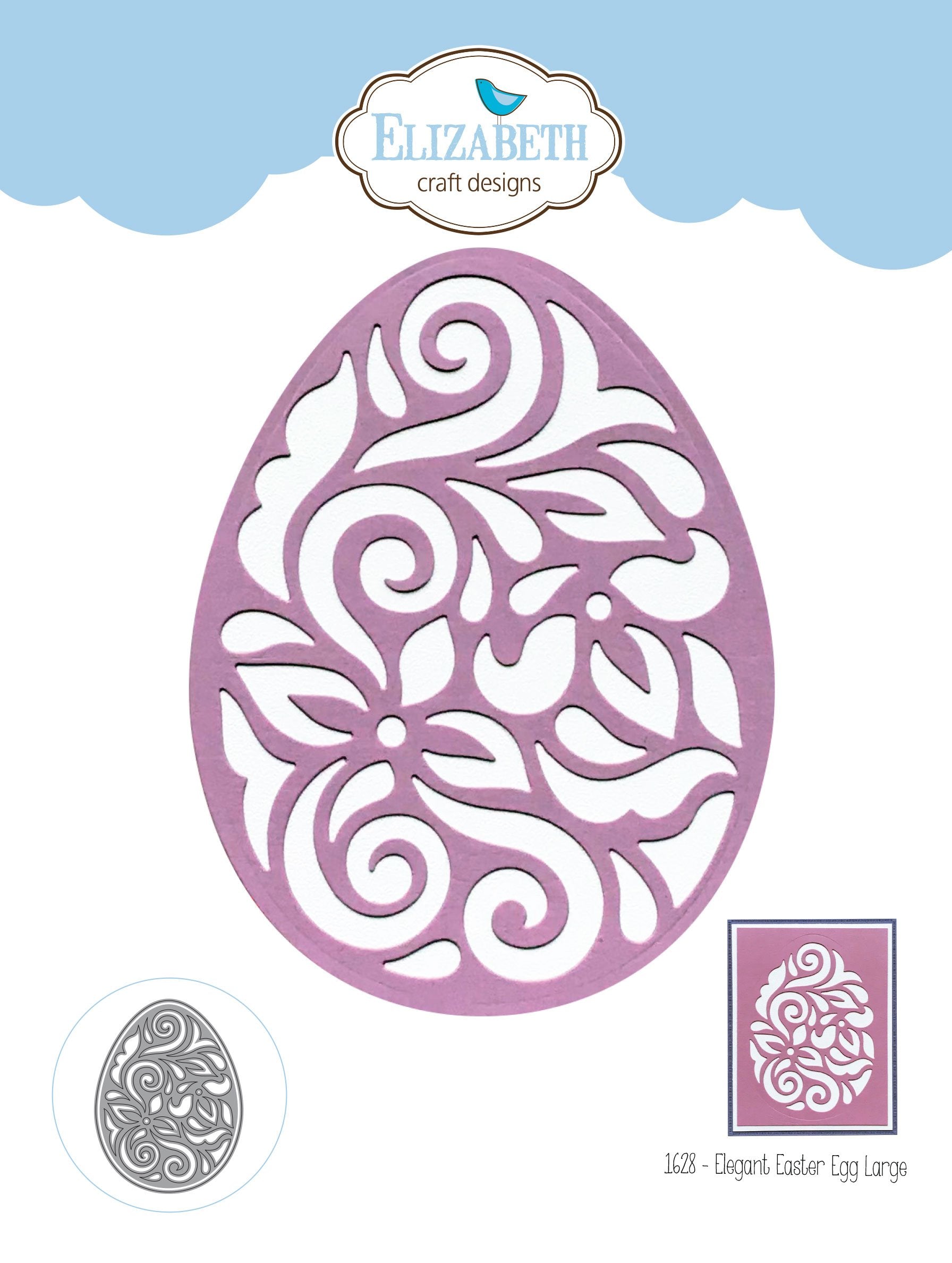 Elegant Easter Egg Large