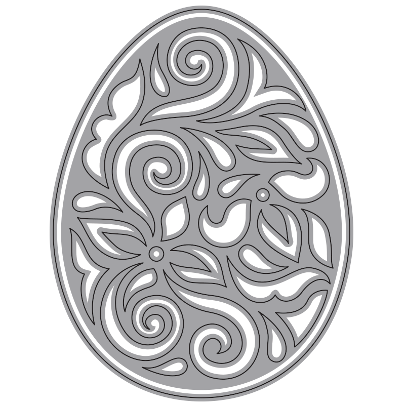 Elegant Easter Egg Large