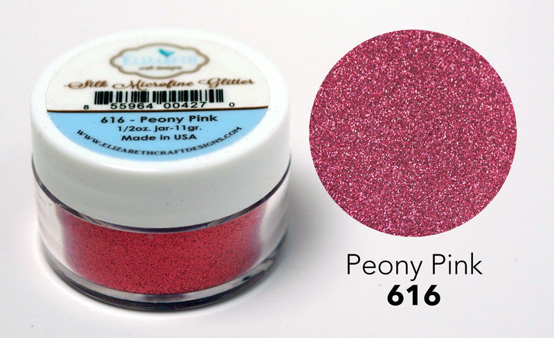 Peony Pink - Silk Microfine Glitter - Silk Microfine Glitter - ElizabethCraftDesigns.com