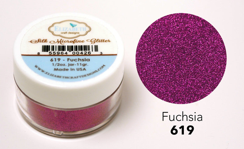 Fuchsia - Silk Microfine Glitter