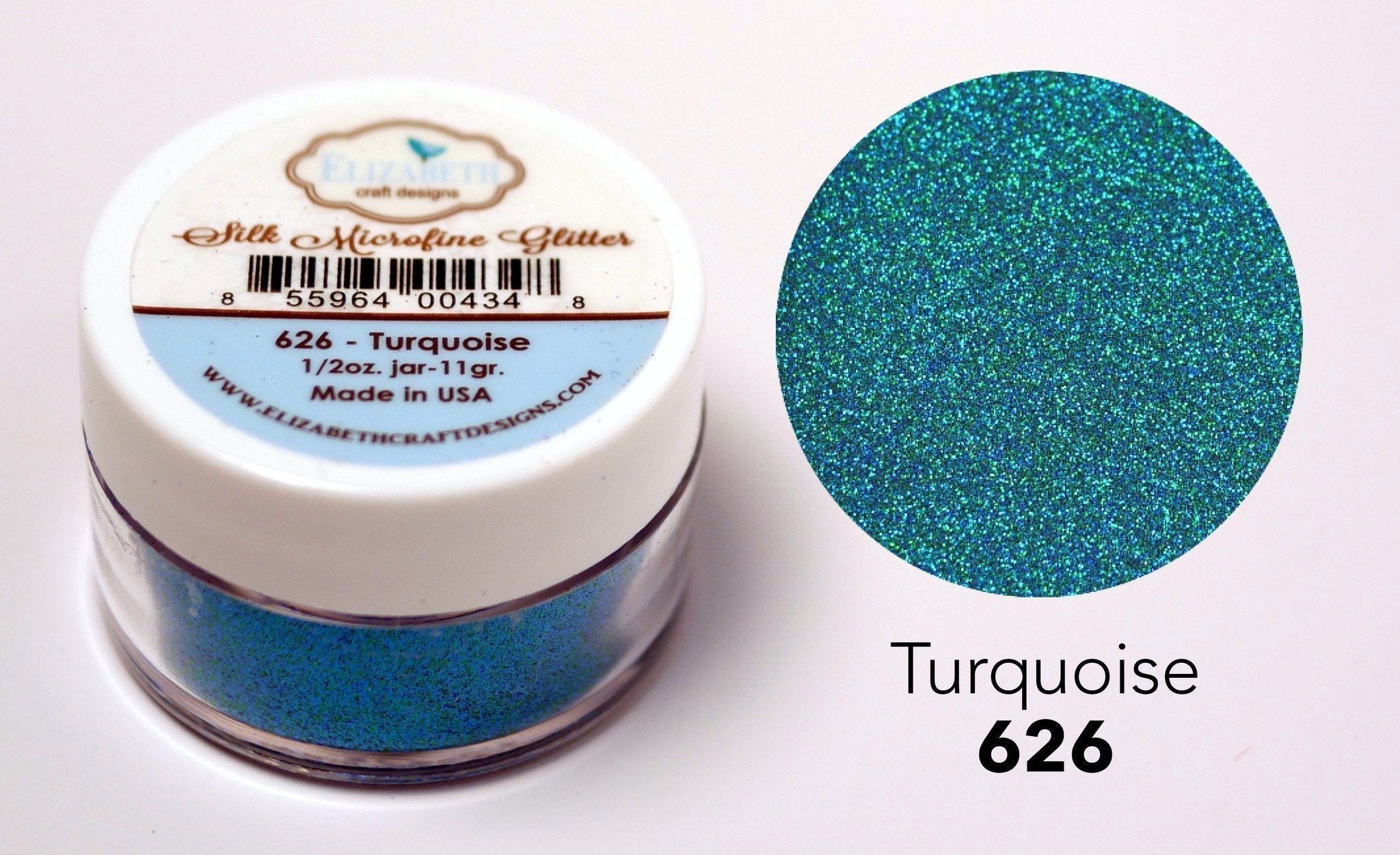Turquoise - Silk Microfine Glitter