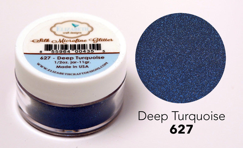 Deep Turquoise - Silk Microfine Glitter - Silk Microfine Glitter - ElizabethCraftDesigns.com