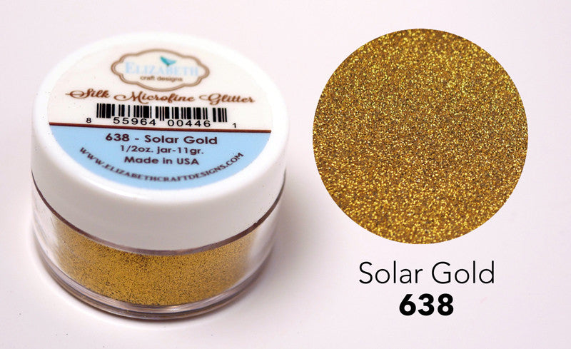 Solar Gold - Silk Microfine Glitter - Silk Microfine Glitter - ElizabethCraftDesigns.com