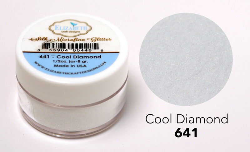 Cool Diamond - Silk Microfine Glitter - ElizabethCraftDesigns.com