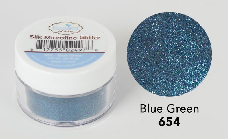 Blue Green - Silk Microfine Glitter