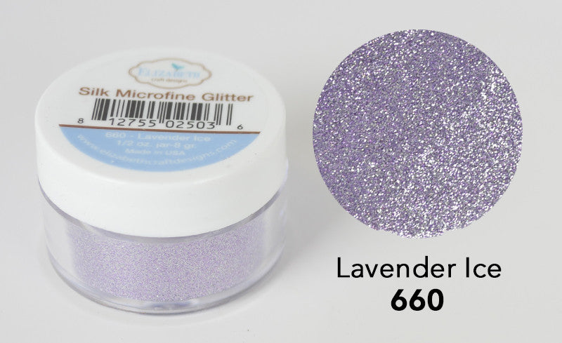 Lavender Ice - Silk Microfine Glitter - Silk Microfine Glitter - ElizabethCraftDesigns.com
