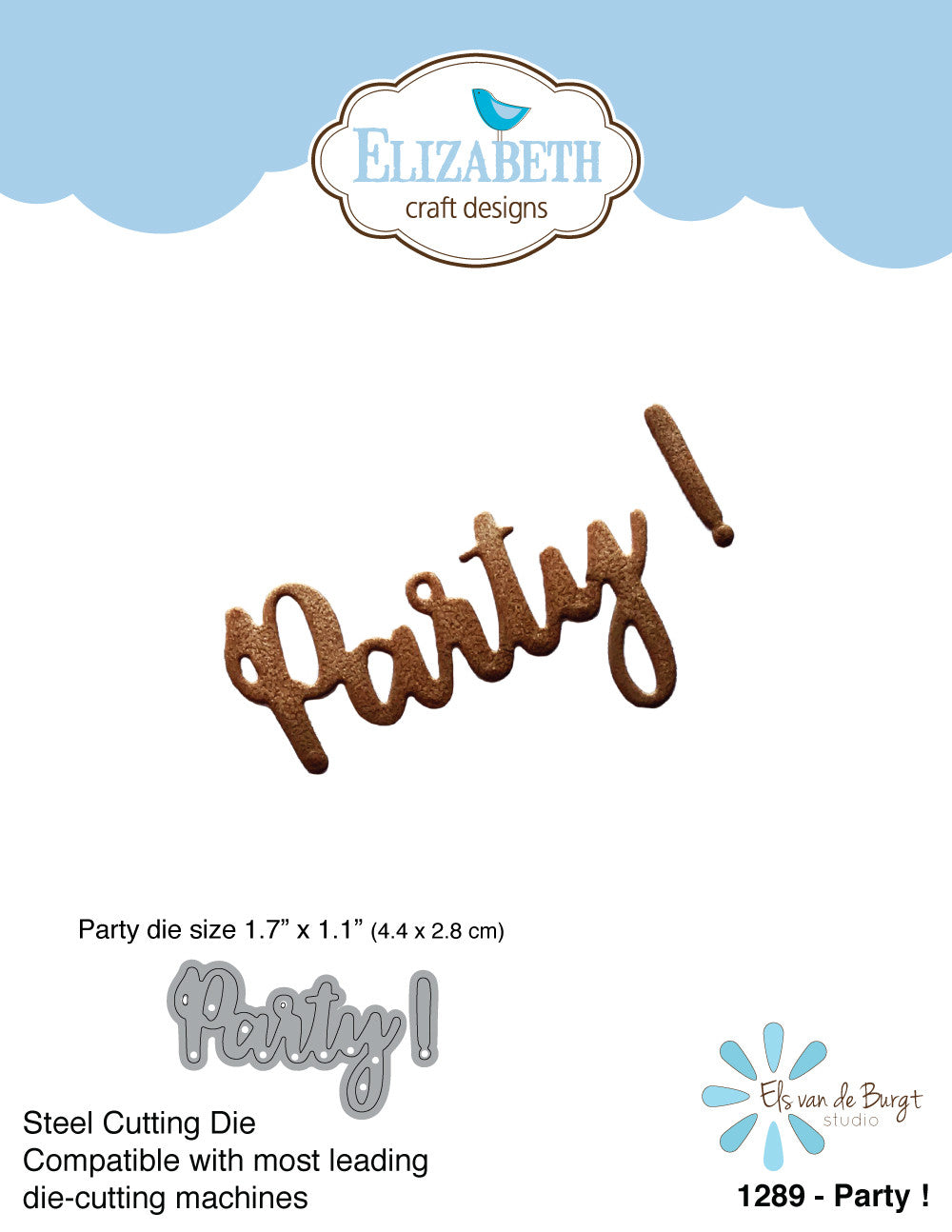 Party ! - Die - ElizabethCraftDesigns.com