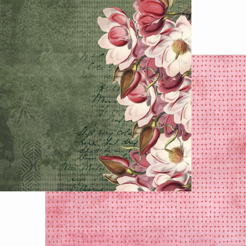 Matty's Crafting Joy - Pink Floral Cardstock